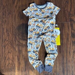Construction Print Bamboo Pajama Set